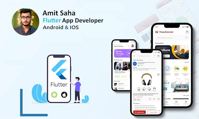 Bestseller - create app build mobile app ios app as flutter developer