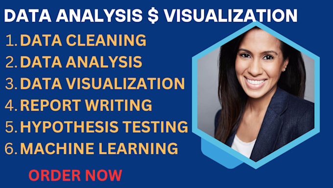 Gig Preview - Statistics,maths,data analysis,data visualization in spss,tableau,r,sas,excel