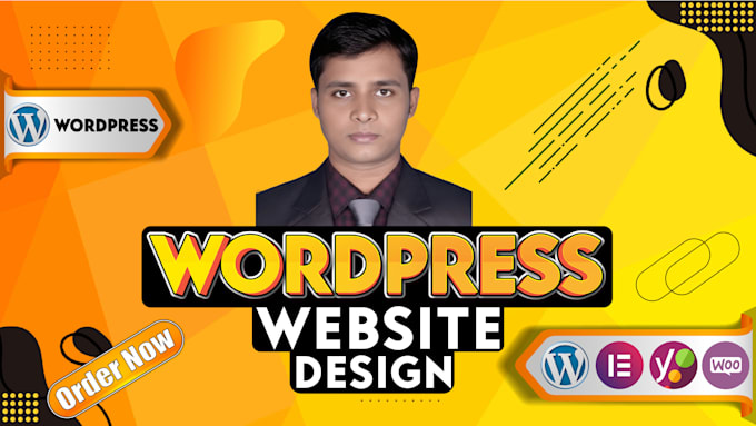 Gig Preview - Build wordpress website,custom and business wordpress website design