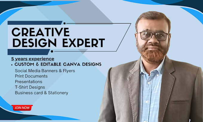 Gig Preview - Be a professional canva designer for all of your ideas