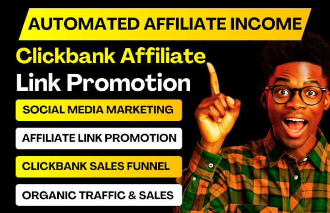 Bestseller - do affiliate referral link promotion, clickbank referral link website promotion