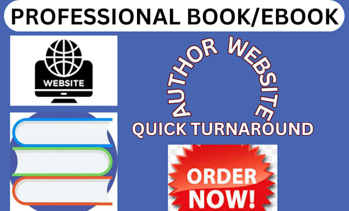 Bestseller - l create a custom, professional author or ebook website to elevate your brand