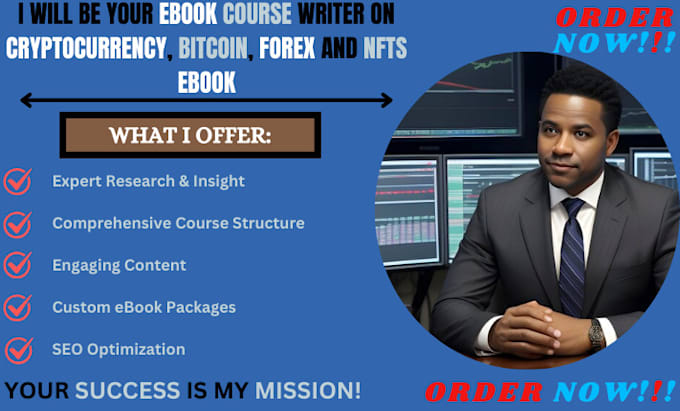 Bestseller - be your ebook course writer on cryptocurrency, bitcoin, forex and nfts ebook