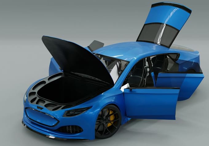 Bestseller - be blender car modeler, realistic render, custom body kit, car wheel, car bumper