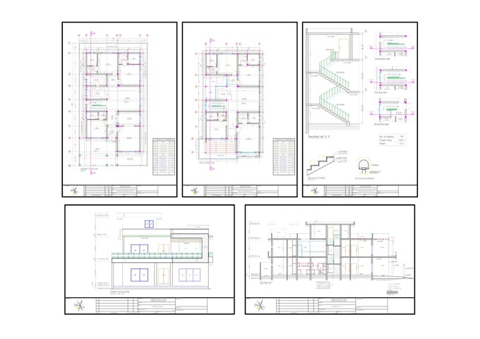 Gig Preview - Draw architect drawing autocad 2d house floor plan