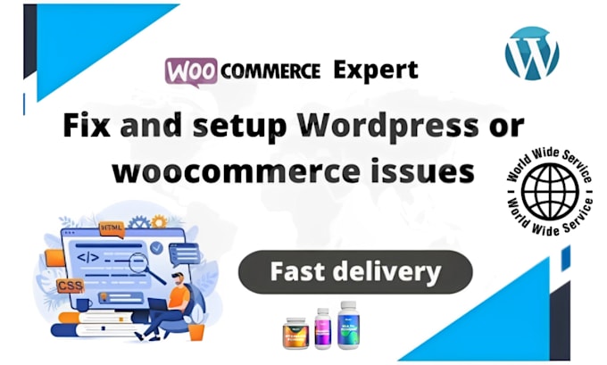 Gig Preview - Redesign woocommerce fix clone wp theme template ghost cms revamp debug store wp