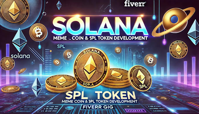 Gig Preview - Develop your solana meme coin and spl tokens professionally