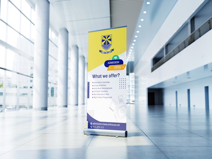 Gig Preview - Do professional roll up banner, signage, or standee