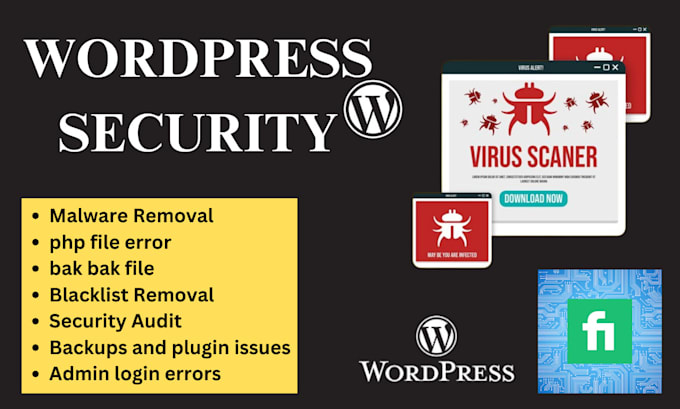 Bestseller - wordpress security malware removal remove malware wordpress hacked malware clean