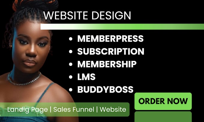 Gig Preview - Build memberpress, subscription, membership, lms, buddyboss, course website