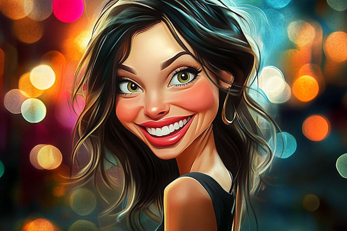 Gig Preview - Draw a funny cartoon caricature portrait caricature