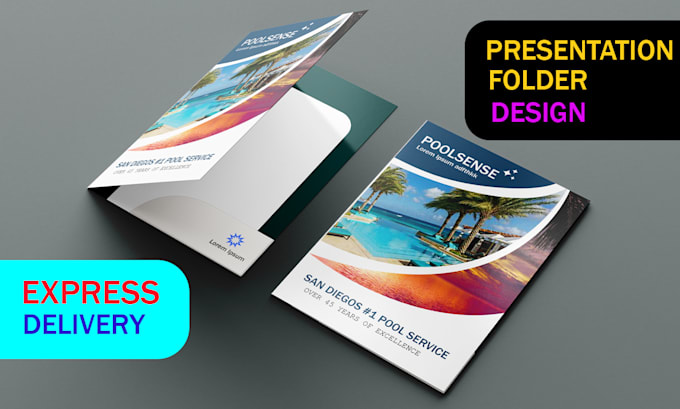 Bestseller - design custom modern presentation folder within 24 hrs