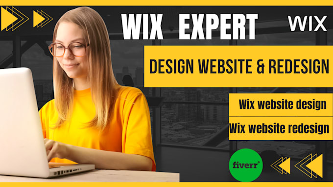 Gig Preview - Design wix website and redesign wix business website