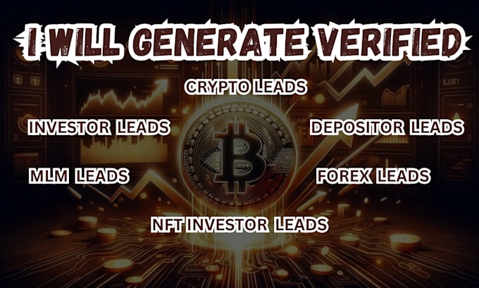 Gig Preview - Deliver quality forex lead,crypto lead,investor lead,mlm leads with broker name