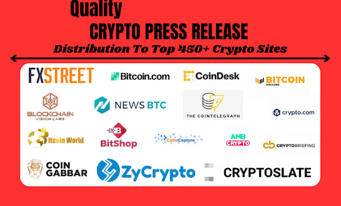 Gig Preview - Do crypto pr writing, crypto press release distribution on top crypto sites