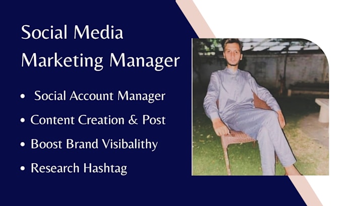 Gig Preview - Be your professional social media marketing manager and content creator