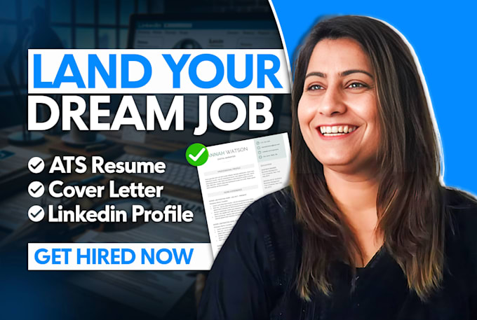 Gig Preview - Land your dream job with expert CV and resume writing services