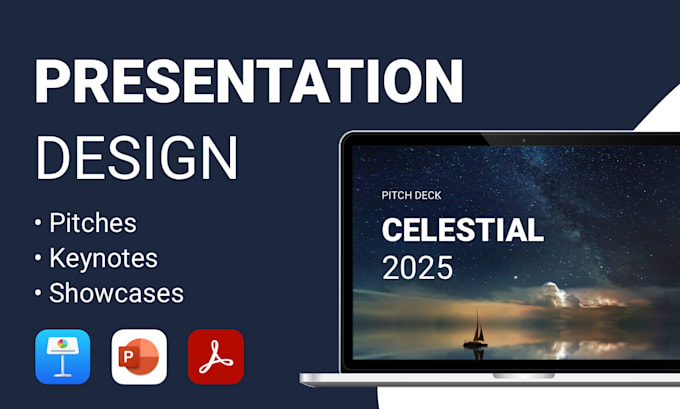 Gig Preview - Design you an amazing presentation, keynote or pitch deck that blows people away