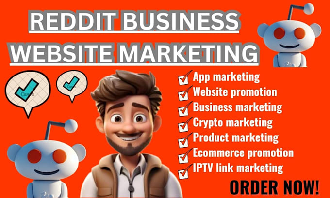 Gig Preview - Reddit post management for app business iptv link website crypto product token