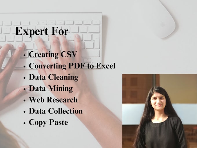 Gig Preview - Create accurate csv and do fast data entry