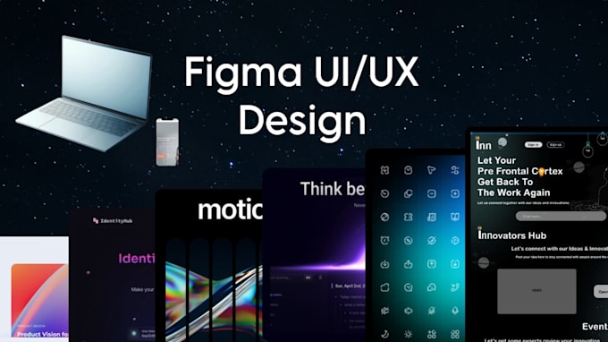 Gig Preview - Make creative website designs in figma