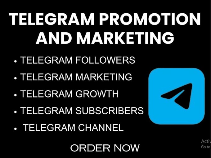 Gig Preview - Do telegram promotion, telegram channel growth, viral telegram strategies