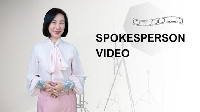 Gig Preview - Create an engaging spokesperson video