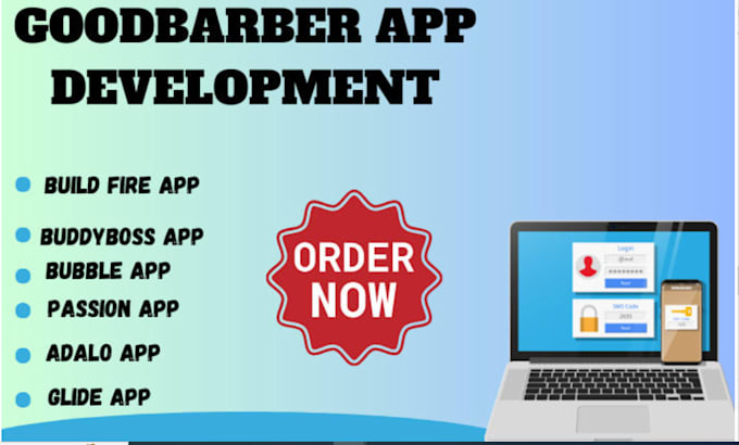 Gig Preview - Build a standard mobile app with goodbarber, adalo