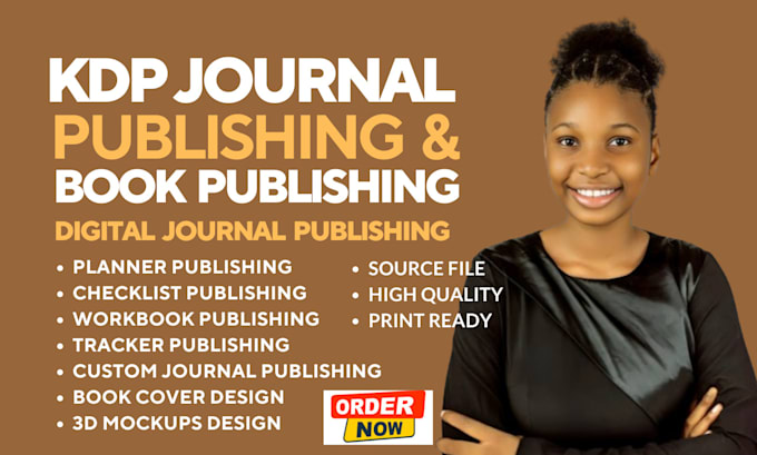 Gig Preview - Do amazon kdp journal publishing, and amazon KDP planner publishing