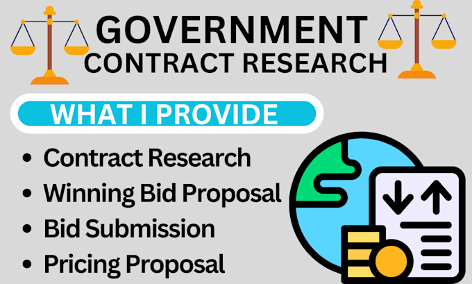 Gig Preview - Find rfpwrite bid proposal winning government contract rfq respond to rfp samgov