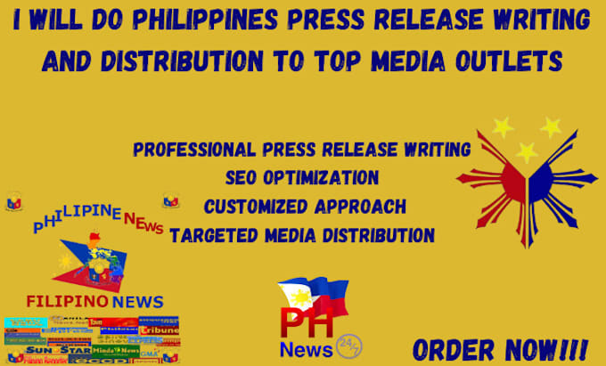 Gig Preview - Do philippines press release writing and distribution to top media outlets