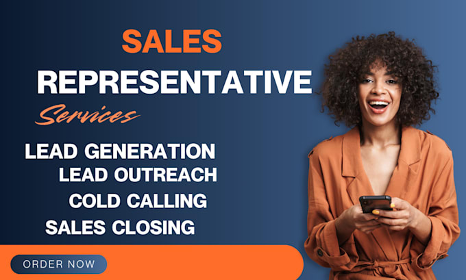 Gig Preview - Be your sales agent salesperson sales representative sales closer online