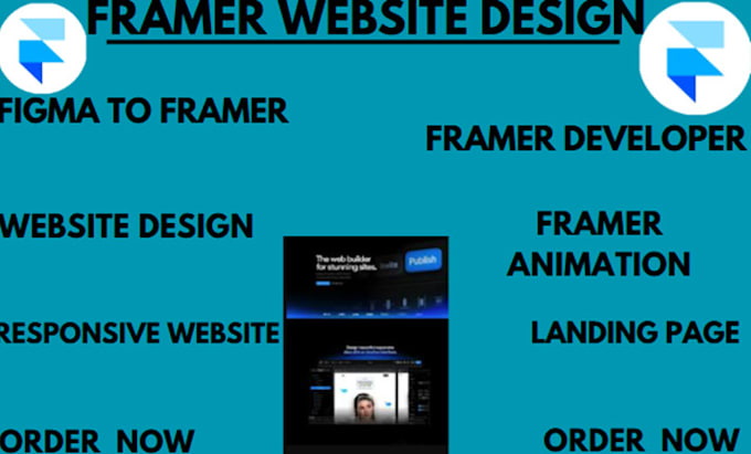 Gig Preview - Design, develop, convert figma to framer design, expert framer developer