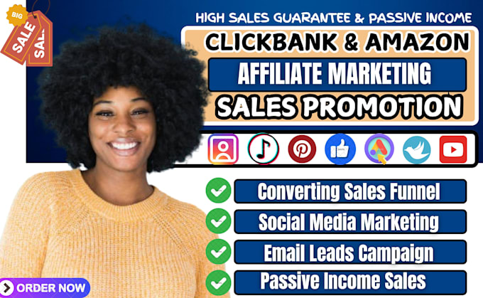 Gig Preview - Do sales autopilot sales funnel for clickbank, jvzoo, amazon affiliate marketing