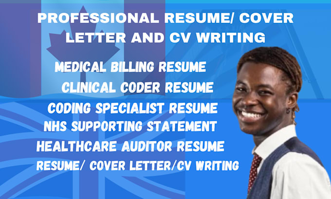 Gig Preview - Write medical billing, coding resume, clinical coder and healthcare auditor CV