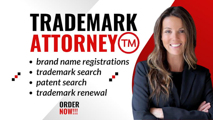 Gig Preview - Do a trademark search and file your trademark to protect your brand name