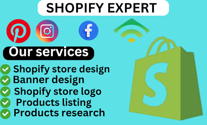 Gig Preview - Design, develop and shopify marketing create branded shopify and shopify SEO