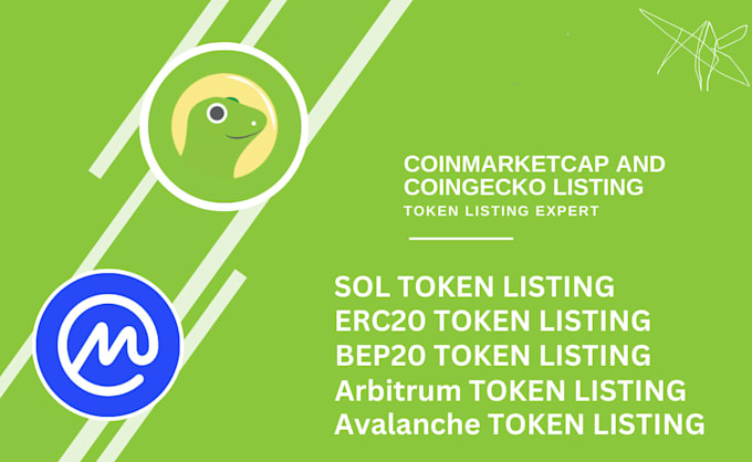 Gig Preview - Do token listing on coingecko or coinmarketcap, coin listing or memecoin listing