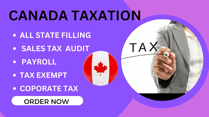 Gig Preview - Prepare canada tax return business t2 and personal t1 CPA tax