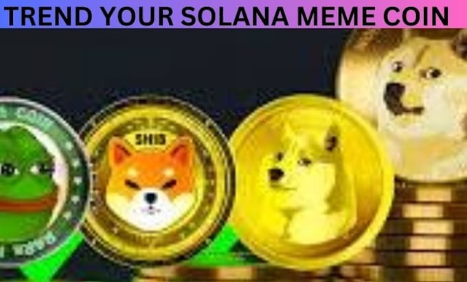 Gig Preview - Promote your solana dexscreaner pump fun for your meme coin project