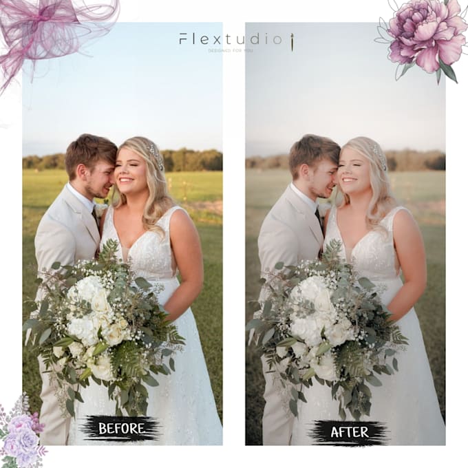 Gig Preview - Professionally enhance and retouch your wedding photos