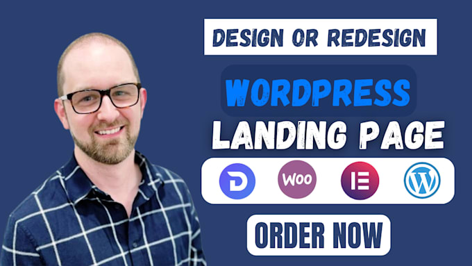 Bestseller - design premium wordpress landing page website elementor langing page divi page