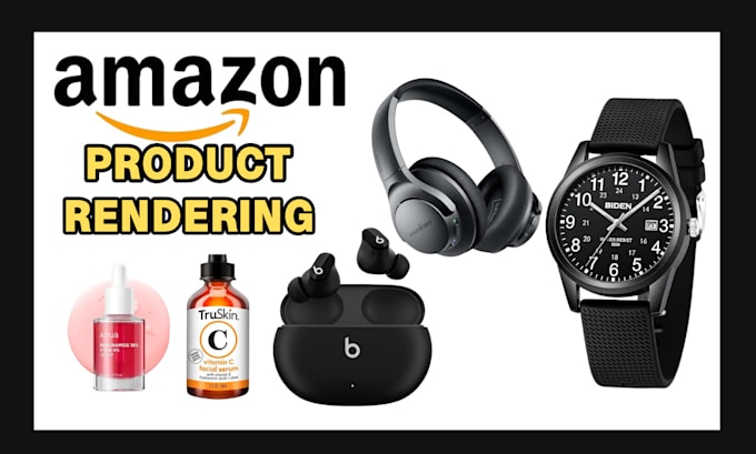 Gig Preview - Create professional 3d amazon photorealistic product rendering and infographic