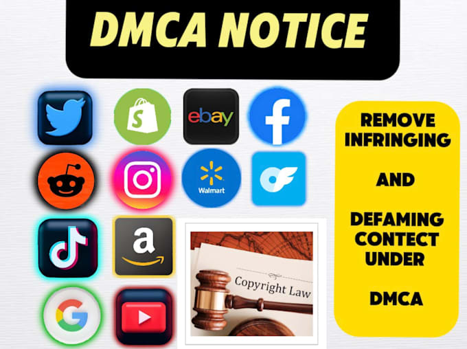 Bestseller - takesdown harassing defaming report to google,yt,fb,ig reddite x tiktok by dmca