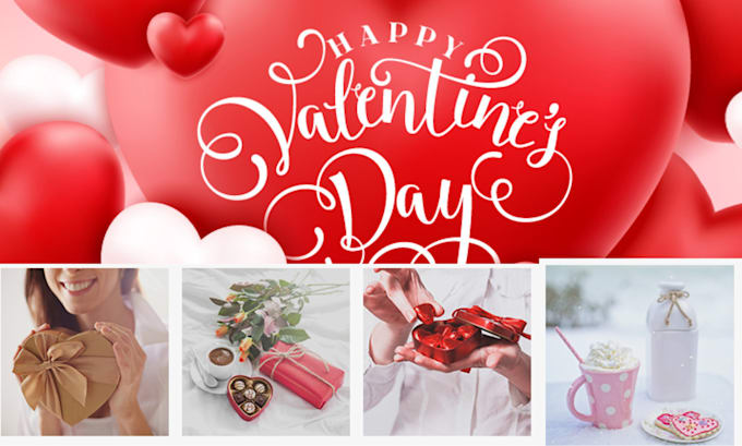 Gig Preview - Design valentine shopify store dropshipping website valentine gift flower store