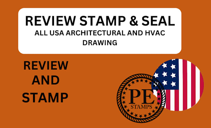 Gig Preview - Do texas, california, florida pe stamp, city permit structural floor plan, hvac