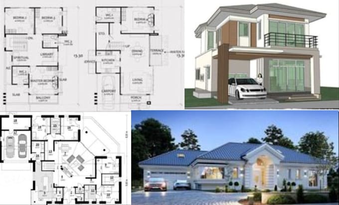 Gig Preview - Make architectural drawing in autocad and revit