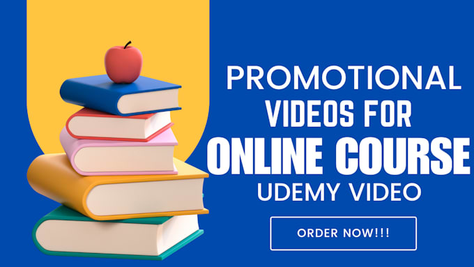 Bestseller - produce a promotional udemy video, provideo you free coupon link here