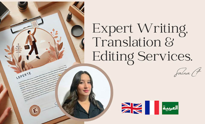 Gig Preview - Write translate and edit captivating content