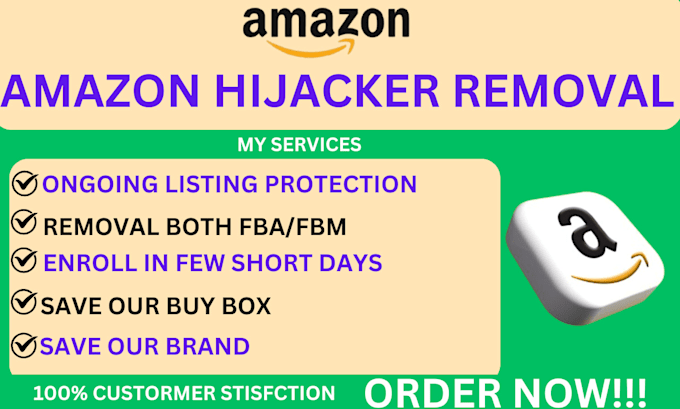 Gig Preview - Remove amazon hijacker boost your seller account ranking professional hijack